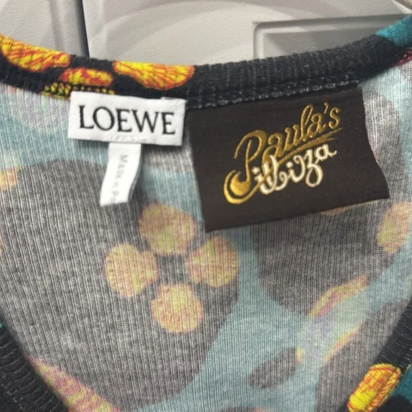 Loewe cotton rib tank top - Picture 3 of 4